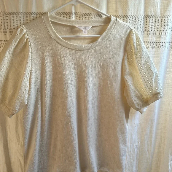 LAUREN CONRAD WOMENS BLOUSE LARGE - Picture 1 of 5